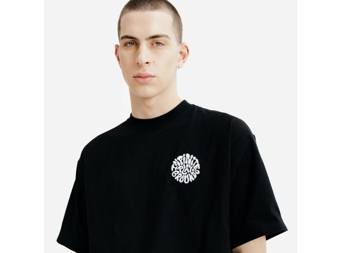 T-shirt graphique mixte, Elementals, noir