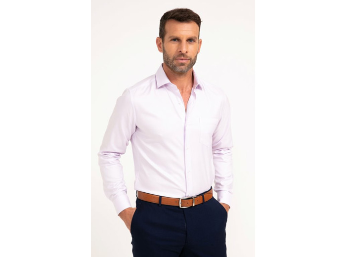 Chemise manches longues Micropink