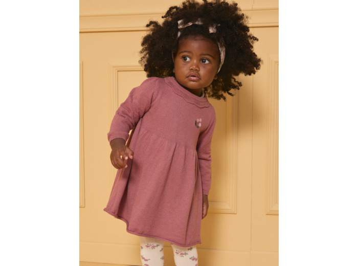 Robe tricot fantaisie