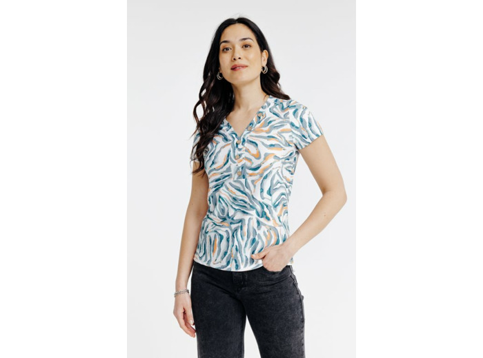 Tee-shirt imprimé manches courtes