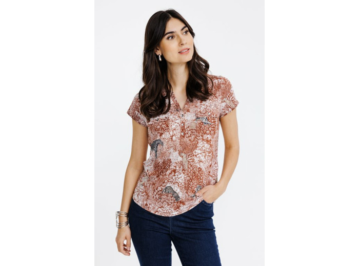 Tee-shirt imprimé manches courtes