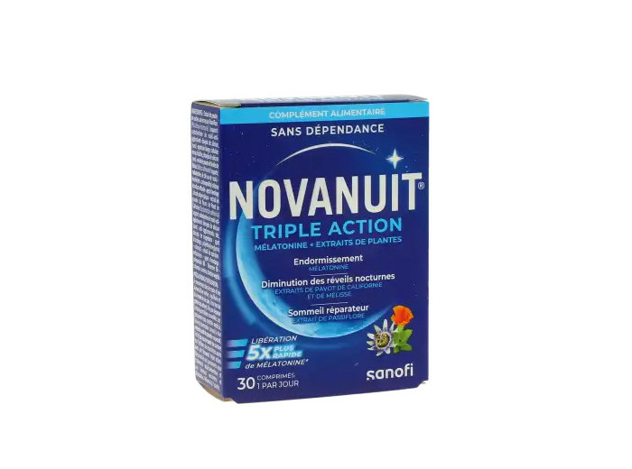 Novanuit Triple Action Comprimés Boîte De 30
