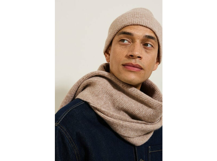 Bonnet en maille - Beige