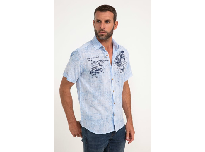 Chemise manches courtes travel