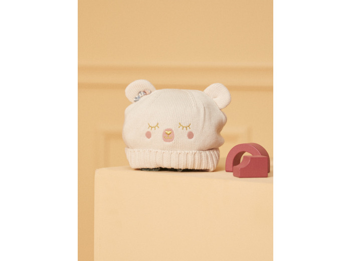 Bonnet cache-oreilles ourson