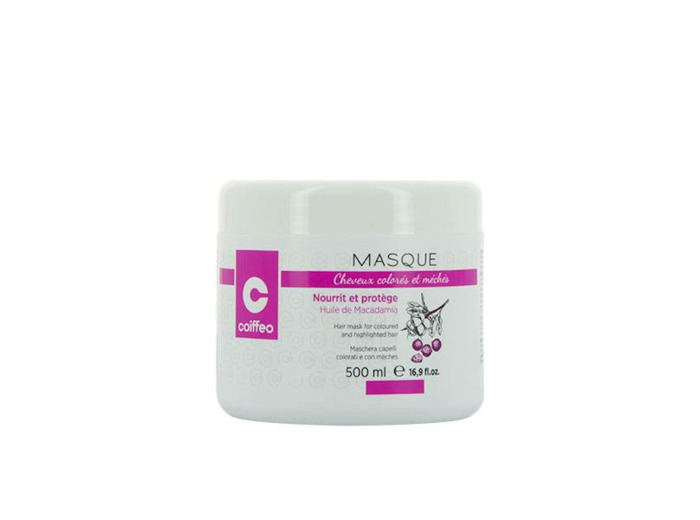 Masque cheveux colorés