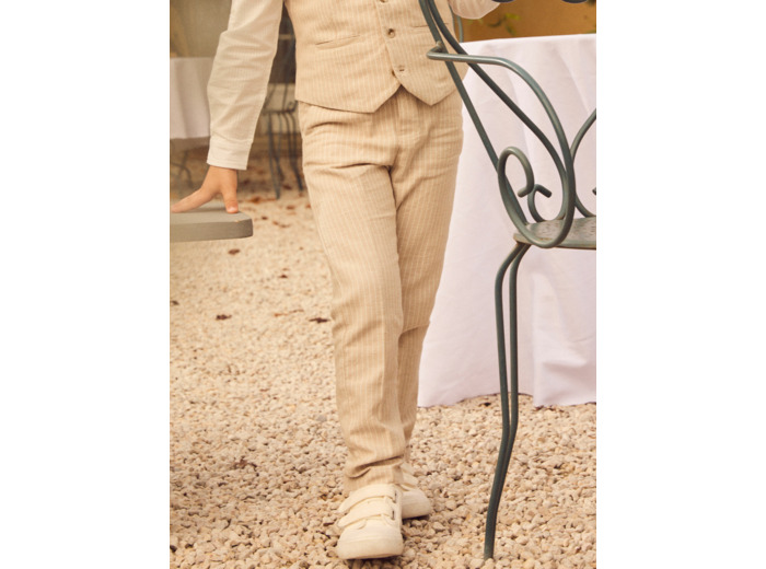 Pantalon de costume beige