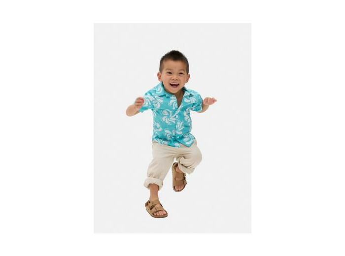 Chemise boutonnée à motif tourbillon