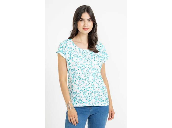 Tee-shirt brodé manches courtes