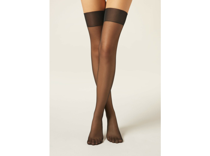 Bas Voile 20 Deniers pour Porte-Jarretelles