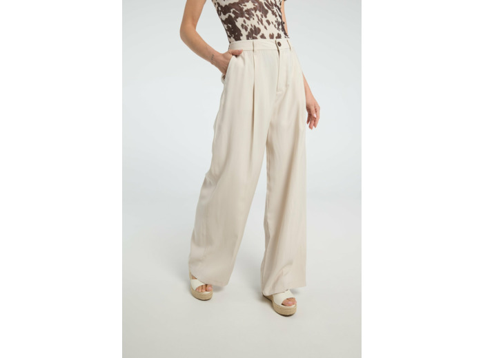 Pantalon à jambe large