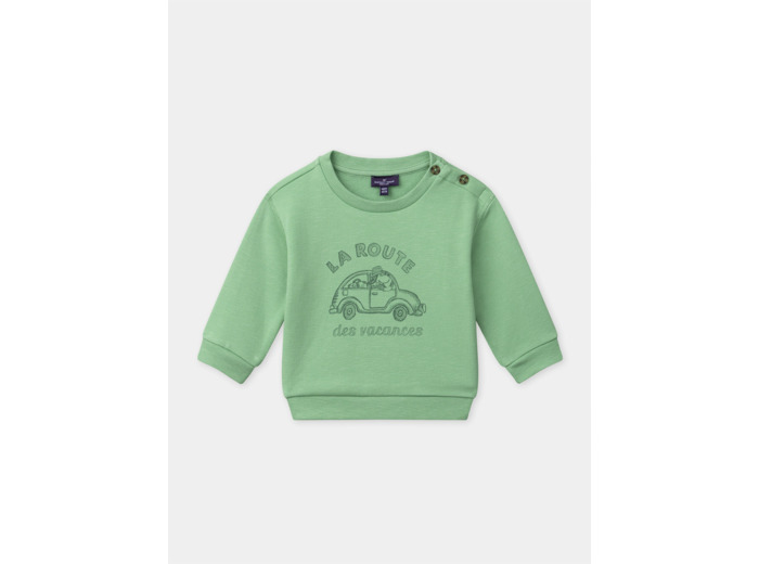 Sweat-shirt vert Bébé Garçon