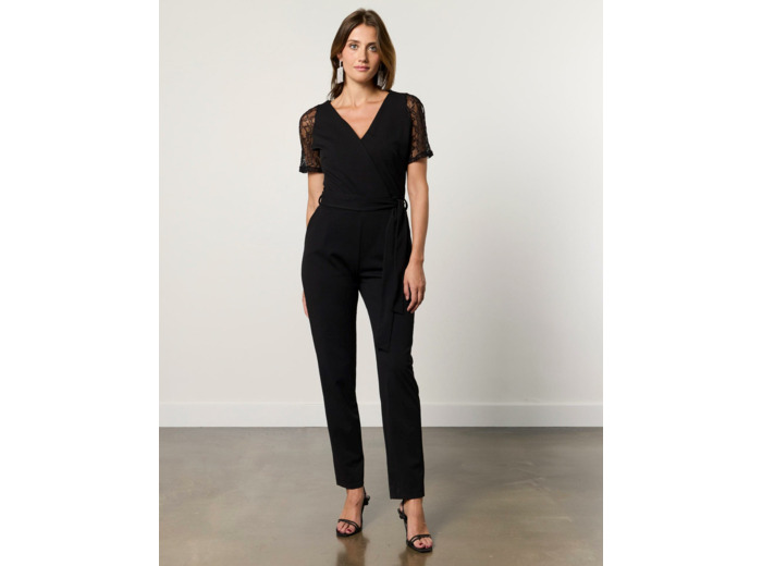 Combinaison longue unie NOIR