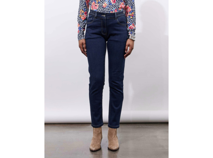 Jean 7/8 slim MARINE Femme