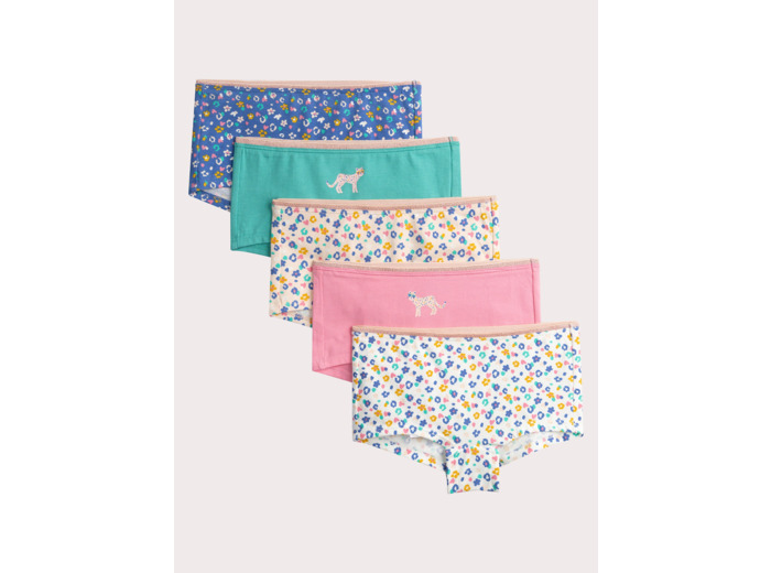Lot de 5 shorty fantaisies pour fille