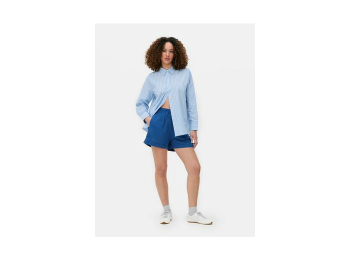 Short à nouer en mélange de coton