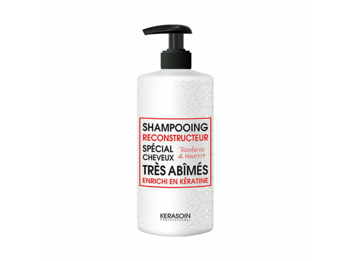 Shampooing reconstructeur à la kératine pour cheveux très abîmés 1000ml