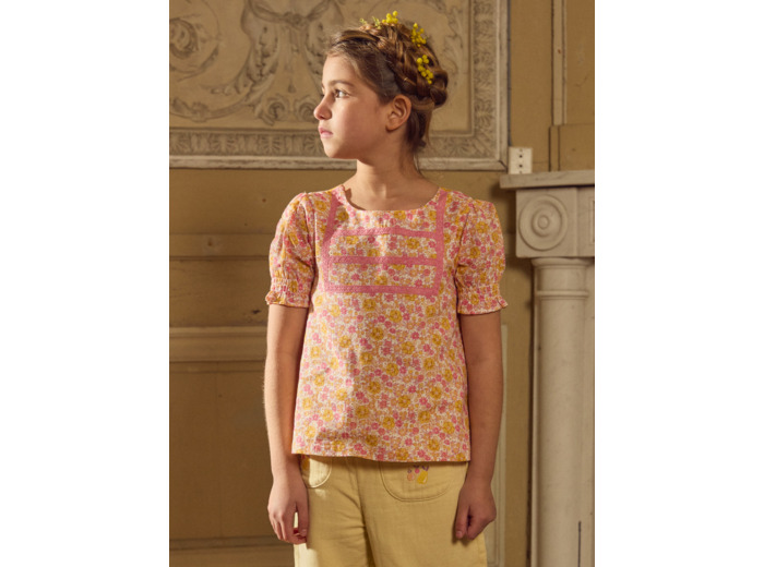 Blouse à fleurs