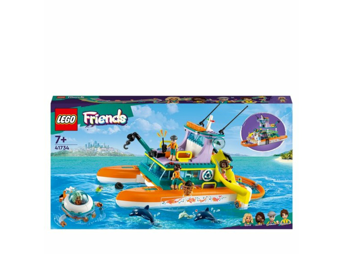 Bateau de sauvetage en mer Lego Friends 41734