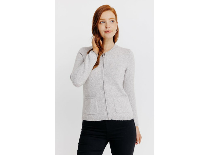 Cardigan Zippé