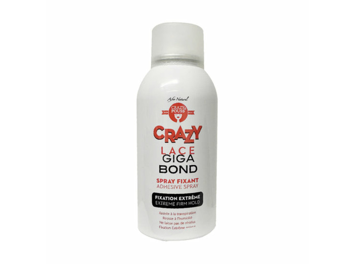 CRAZY POUSS - Spray Perruque Lace Giga Bond 150ml