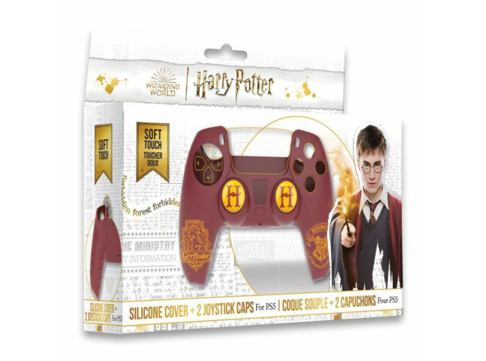 Coque Silicone + Grip - Harry Potter - Gryffondor - Rouge