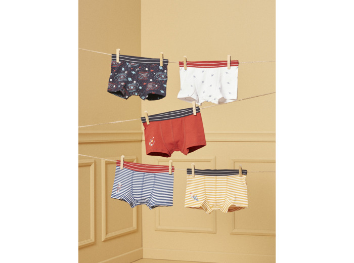 Lot de 5 boxers Espace