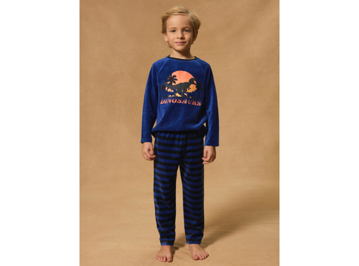 Pyjama Dino velours