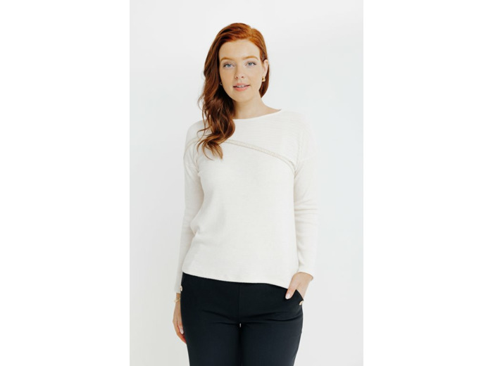 T-Shirt Manches Longues Col Rond