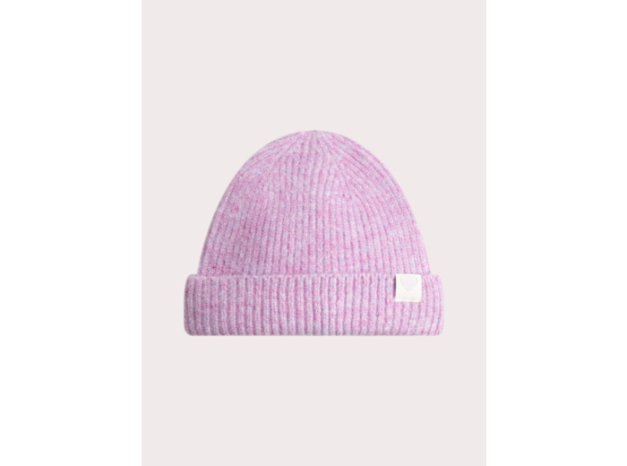 Bonnet violet chiné pour fille
