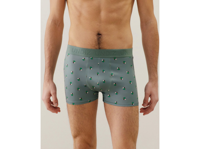 Boxer en microfibre à motifs