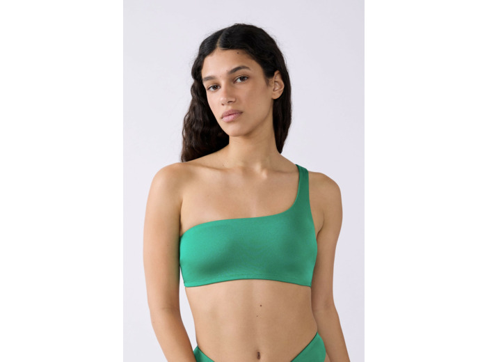 Brassière asymétrique haut de maillot de bain,Brassière asymétrique haut de maillot de bain;${refinementColor}