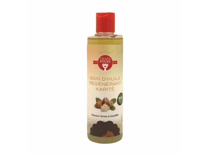 CRAZY POUSS - Bain d'huile régénérant KARITÉ 250ml