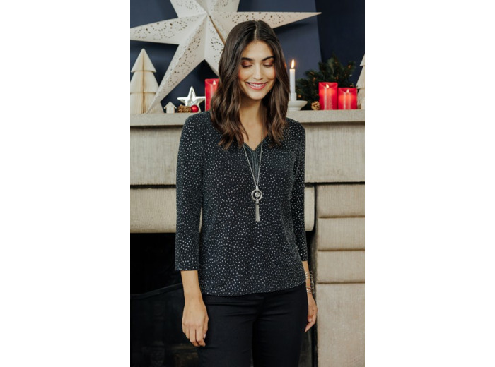 T-Shirt Uni Manches 3/4