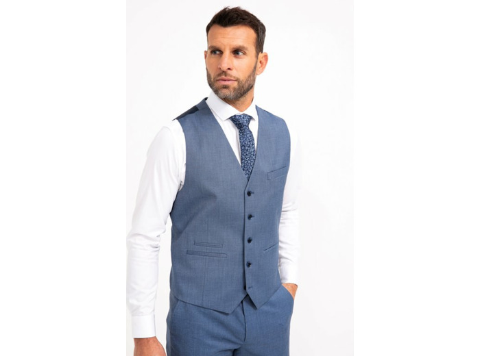 Gilet de costume Ceruleo