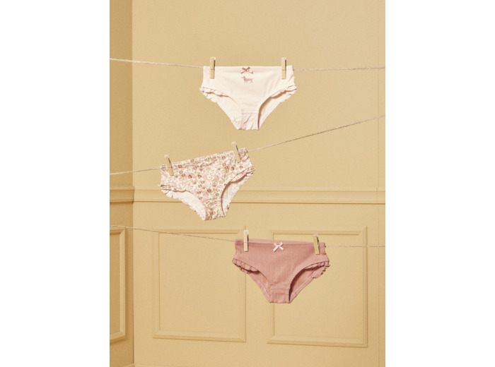 Lot de 3 culottes à volants