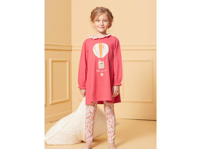 Chemise de nuit Montgolfier en jersey