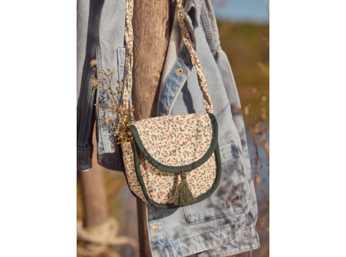 Sac bandoulière imprimé baies