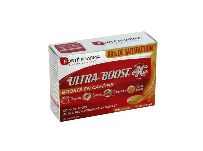 Vitalité 4 G Ultra Boost Comprimés Effervescents Boîte De 20