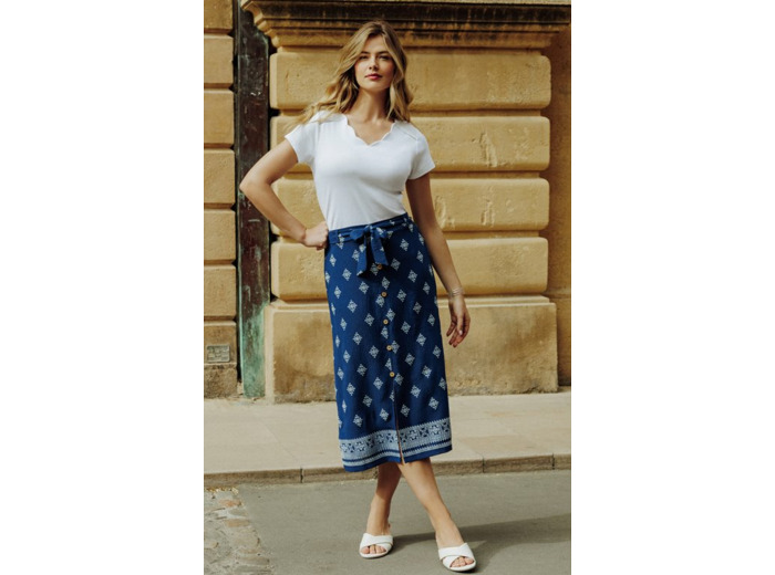 Jupe longue imprimée