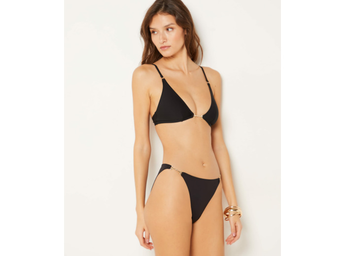 Culotte bikini bas de maillot détails bijoux