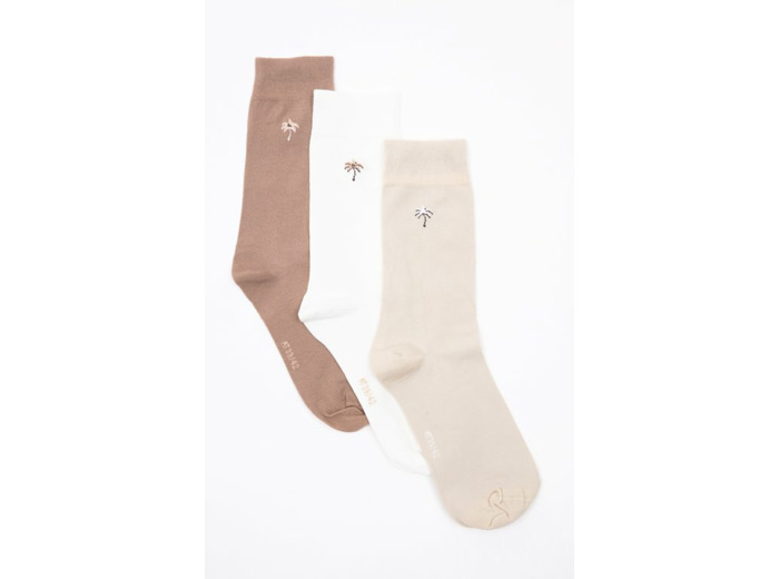 Lot de 3 paires de chaussettes Palm