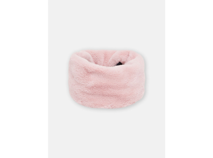 Cache-cou rose réversible
