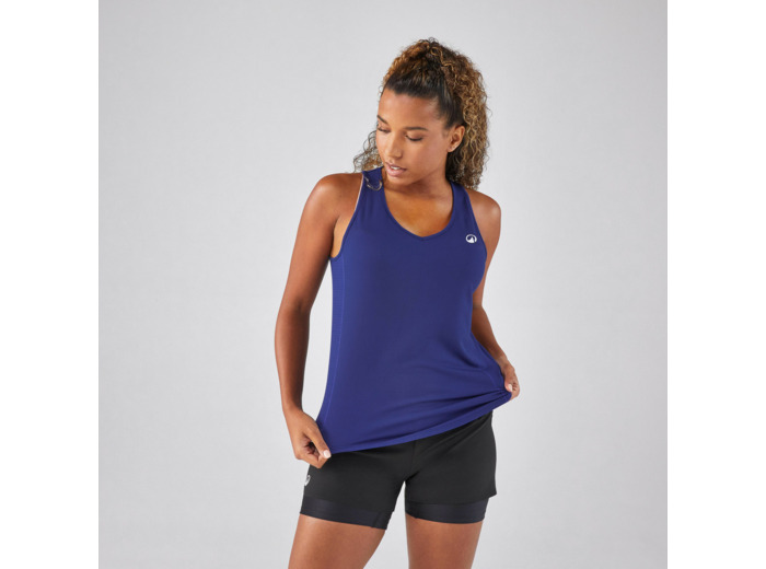 Débardeur tennis dry & light femme - TTK LIGHT F Bleu électrique
