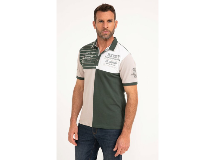 Polo manches courtes Quadro