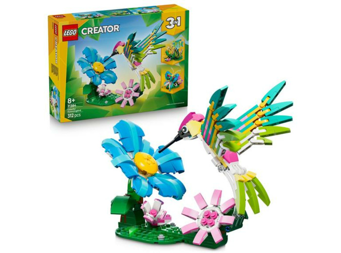 ANIMAUX SAUVAGES : LE COLIBRI COLORÉ LEGO CREATOR 31384