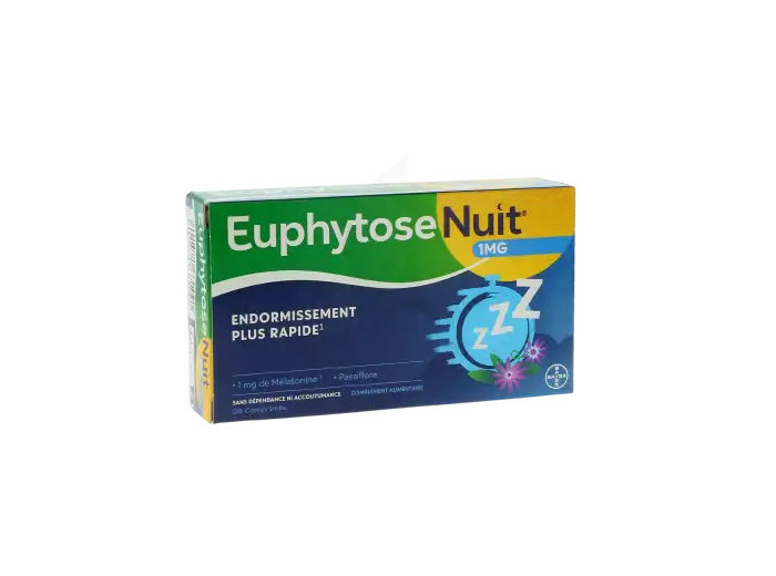 Euphytose Nuit Comprimés Enrobés Boîte De 30