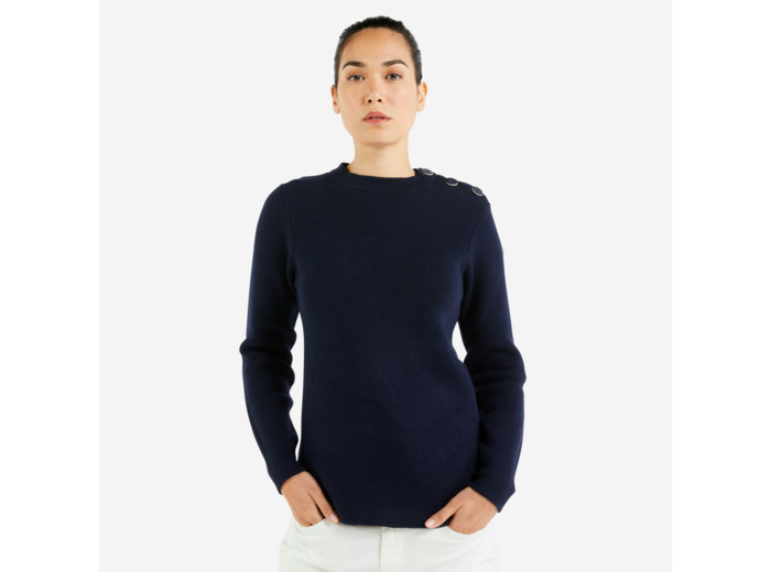 Pull marin Femme bleu marine