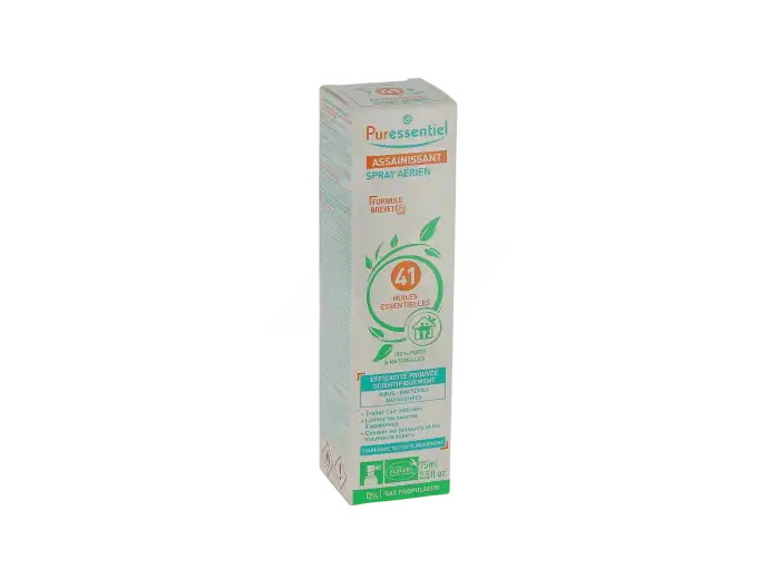 Puressentiel Assainissant Spray Aérien Assainissant Aux 41 Huiles Essentielles 75 Ml