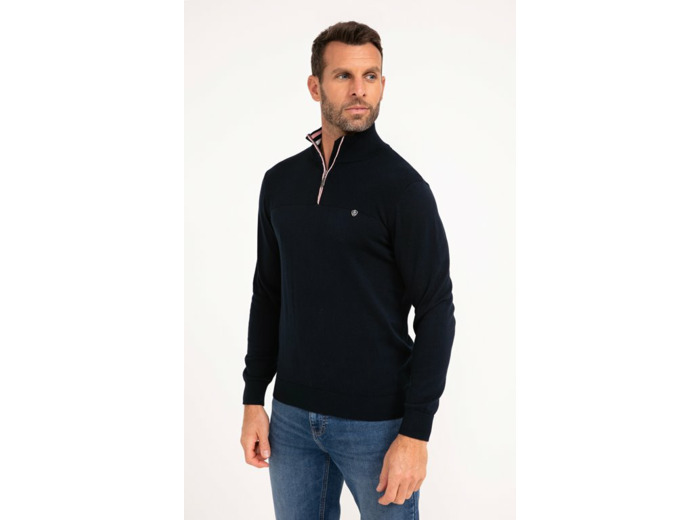 Pull col montant uni Contrast